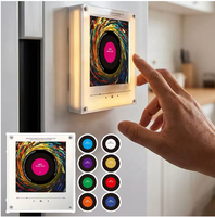 Imán de nevera con disco giratorio NFC para música, venta al por mayor de fábrica, discos NFC reemplazables, adorno magnético personalizado con foto DIY