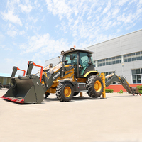 Loader Backhoe Mesin EPA Cina Pengiriman Cepat Diesel Roda Depan Mini Loader Berkualitas Tinggi Harga Murah Excavator Loader Backhoe