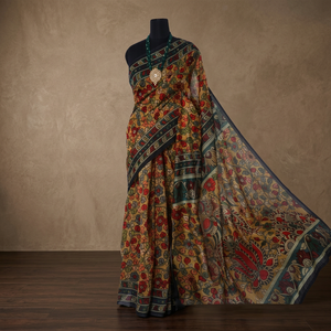 Sari Indio Elegante de Diseño Bollywood con Estampado de Lujo, el Más Moderno, Exclusivo, con un Toque Real y un Aspecto Sofisticado - Product Image 3