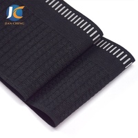 Bande élastique antidérapante en silicone à points avec bande réfléchissante personnalisée pour maillots de cyclisme et vêtements de sport