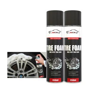 Chất lượng cao 650ml loại bọt sạch hơn cho xe chất lượng cao bóng đánh bóng tỏa sáng bảo vệ lốp xe - Product Image 1