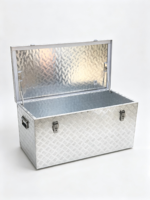 Boîte de transport et de stockage robuste en aluminium ondulé ultra-résistant de 3 mm, entièrement soudée, étanche, disponible en ODM/OEM