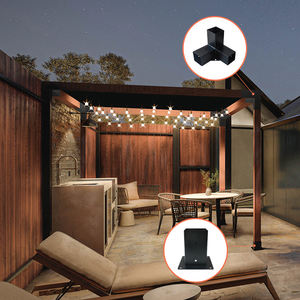 Pérgola <span class=keywords><strong>de</strong></span> Metal con Techo <span class=keywords><strong>de</strong></span> 4x4m 6x6m, <span class=keywords><strong>Kit</strong></span> <span class=keywords><strong>de</strong></span> Pérgola, Precio Económico al por Mayor <span class=keywords><strong>en</strong></span> China - Product Image 6