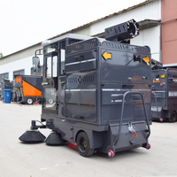 Balayeuse Électrique Autoportée 2000mm Largeur de Nettoyage Marquage CE Vente Directe Usine OEM Personnalisé Balayeuse de Rue Robuste pour Usine