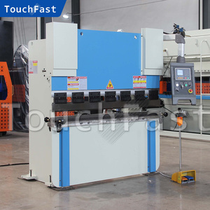 Touchfast Mini Máy Móc 6Mm Tự Động Kim Loại Tấm Máy Uốn Điện NC Báo Chí Phanh 85ton Thép Tấm Gấp - Product Image 5