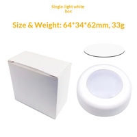 Luz Nocturna LED de 16 Colores, Material de PC, con Sensor Táctil, Cambio Rápido de Color, Control Remoto, Funciona con Batería, para Sala de Estar