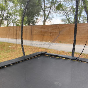<span class=keywords><strong>Trampoline</strong></span> rectangulaire de basket-ball d'extérieur Zoshine durable 8x12 pieds avec filet de sécurité et cadre galvanisé, design écologique - Product Image 4