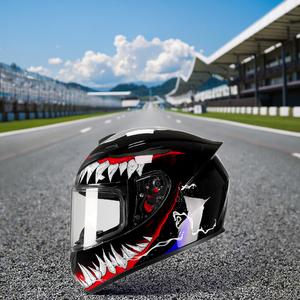 2025 OEM Dot Đầy Đủ Mặt Xe Máy Mũ Bảo Hiểm Đầy Màu Sắc ABS Chất Liệu Với Đuôi Nhỏ Phần Hot Bán Động Cơ Chu Kỳ Mũ Bảo Hiểm - Product Image 5