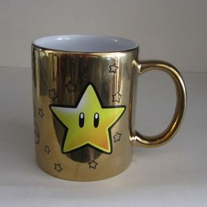 Custom Luminous Laser Decal Gold Foil Stamping Silk Screen Printed Creative Matte Coffee Cup Ceramic Mugs to Go - Product Image 4