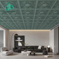 Panel de Techo de PVC Moderno de Bajo Precio, Paneles de Techo Falso Suspendidos, Panel/Adhesivo Decorativo para Pared, Resistente al Fuego y a la Humedad