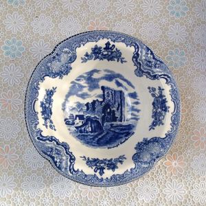2025 New Arrival Johnson Dinner <b>Plate</b> for Charger <b>Plate</b> Coffee Sets Reasonable Price Fancy Old Blue Castle Dishes for School - Product Image 2