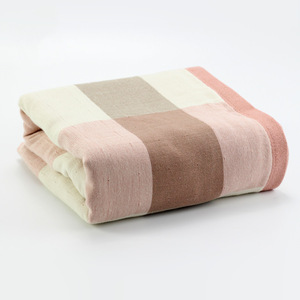 Toallas de Baño de Gasa 70x140 cm, Juego de Toallas de Algodón a Cuadros Absorbentes para Uso Doméstico - Product Image 4