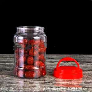 Des pots de miel et de bonbons de 5 L, des bouteilles en plastique de 5 000 ml, et des barils transparents en PET de 1 L à large ouverture pour matières premières pures sont disponibles. - Product Image 1