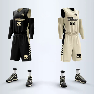 Basketball anzug Herren maßge schneiderte Sommers port mannschaft Uniform Trainings trikots schnell trocknende n Weste - Product Image 3