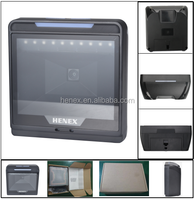 HENEX 2D USB Cable Desktop Barcode Scanner dengan Sensor CMOS Jutaan Piksel Bekerja dengan Android/iOS Tersedia di Stok