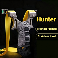 Slingshot en alliage d'aluminium, catapulte pour activités tactiques de plein air, chasse, tir, accessoires, puissant système de visée laser