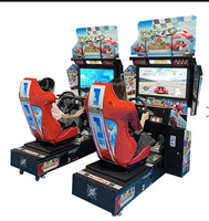 Simulateur de course automobile VR pour adultes, machine d'arcade en plastique et fer, 220V, anglais
