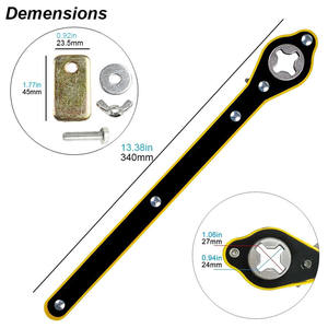 Araba <span class=keywords><strong>Jack</strong></span> anahtarı cırcır kolu oto lastik tekerlek Lug el aracı asansör anahtarı anahtar lastik tamir makas bakım garaj emek tasarrufu - Product Image 1