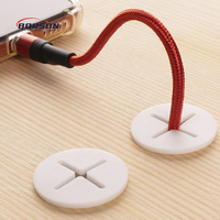 Usine Bureau Rond Ordinateur Trou Silicone Oeillet Flexible Câble Fil Trou Couverture En Caoutchouc Bureau Oeillets Câble Cordon Oeillet