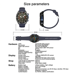 Nuevo Reloj Inteligente DT <span class=keywords><strong>G1</strong></span> GPS 2026 con Pantalla AMOLED, 4GB de Almacenamiento, Batería de 860mAh, Resistente al Agua 3ATM, Reloj Deportivo para Exteriores - Product Image 4