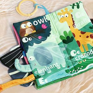 หนังสือผ้าสำหรับเด็กทารกปฐมวัยหนังสือฝึกประสาทสัมผัสสำหรับเด็กทารกเด็กหัดเดินของเล่นเด็กหัดเดินแบบซักได้ - Product Image 3