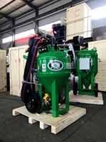 Machine de sablage humide portable sans poussière DB500, pot de sablage à eau sans poussière, équipement de sablage vert, prix bas