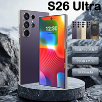 Smartphone 5G S26 Ultra Haute Définition avec Écran 6,9 Pouces, Processeur Deca Core, 22 Go + 2 To, Stylet Intégré