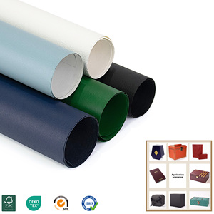 ZHICAI Waschbare Kraftpapierrolle Kunstleder Pflanzenfaser Waschbares Lederähnliches Papier für Taschen/Verpackungen - Product Image 3
