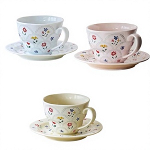 Tazas de Café de Porcelana Pintadas a Mano con Diseño Moderno y Rayas de Lujo de la Marca JADE, Aptas para Lavavajillas y Microondas, 201-300 ml, Venta al Por Mayor - Product Image 2