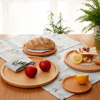 Ensemble de Plats à Pizza Personnalisés de Style Luxe en Bois de Hêtre Écologique, Planche à Découper de Cuisine, Plateau à Fromage, Fruits, Pain et Aliments