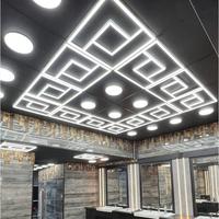 Cadre de Panneau Lumineux Ultra Mince Supermarché Bureau Hôpital Couronne Cadre Lumineux Plafond Led Cadre Rectangulaire Lumières
