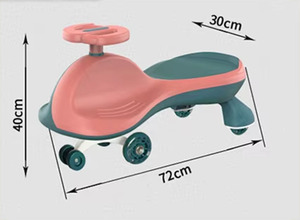 Macchina Cavalcabile in Plastica per Bambini, Mini <span class=keywords><strong>Auto</strong></span> Magica a Spinta, <span class=keywords><strong>Mega</strong></span> Car per Bambini, <span class=keywords><strong>Auto</strong></span> Cavalcabile con Musica e Luci - Product Image 4