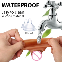 Couverture de pénis préservatifs Dragon pour hommes sangle creuse en silicone réutilisable sur gode manchon de pénis pour hommes préservatif