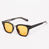 Lbashades 3527 Lunettes de soleil tendance personnalisées de marque CP, verres orange jaune de luxe, lunettes de soleil CP pour femmes et hommes