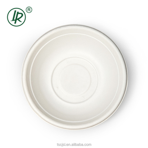 Insalatiera di carta usa e getta in 100% rotonda da 500ml di bagassa biodegradabile e compostabile - Product Image 2