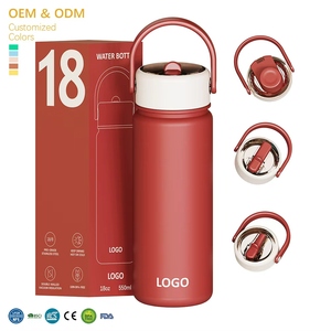 Termos al por Mayor de 18/32/40 oz, Botellas de Agua Deportivas con Aislamiento al Vacío de Acero Inoxidable para Adultos, con Logotipo Personalizado - Product Image 1