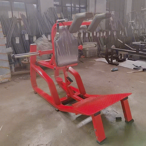 Squat vertical robuste avec glissière linéaire à glisse fluide - Machine d'entraînement des jambes avec rack de squat super commercial à charge de plaques - Product Image 5