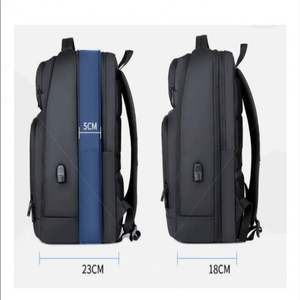 Mochila Escolar Impermeable Antirrobo con Logotipo Personalizado, Mochila Grande para Viajes de Negocios con Compartimento para Portátil para Hombre - Product Image 2