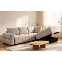 The Leader - Muebles de Dormitorio, Diseño Europeo, Sofá Cama de Dos Plazas con Almacenamiento, Sofá Cama con Almacenamiento, Cómodo y Duradero, Muebles para el Hogar