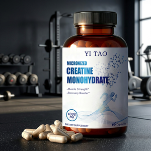 Cápsulas de Creatina Monohidratada ODM OEM - Suplemento Pre-Entrenamiento para Fitness - Cápsulas de Creatina para el Cuidado de la Salud - Product Image 1