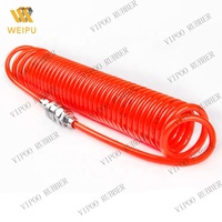 Tuyau en polyuréthane, tuyau spiralé en PU, tuyau pneumatique coloré, tuyau spiralé en plastique