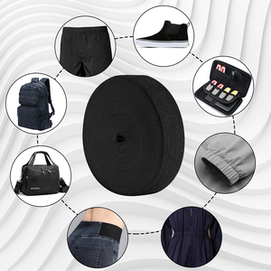 Tự làm May ban nhạc đàn hồi Polyester dệt kim băng đàn hồi cho tấm ga trải giường chất kết dính hoặc muỗi <span class=keywords><strong>Net</strong></span> dây đai đàn hồi - Product Image 4