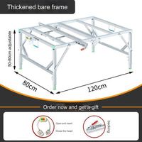 Banc de travail pliable portable 85x75x30cm avec table de fraisage, table de scie, station de travail multifonction 5-en-1 pour le travail du bois, facile à utiliser