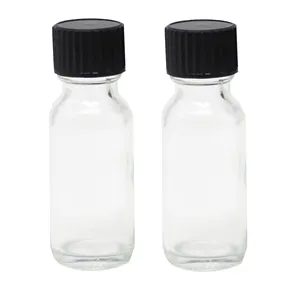 Tamanho do pescoço de 18mm, pcr pp, preto, cabeça grande, anti-roubo, tampa de gotas para garrafa de óleo essencial