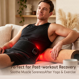 Cinturón de Masaje con Calor para Mujeres, Cinturón Ergonómico de Masaje Vibratorio para Cintura y Abdomen, Alivio del Dolor <span class=keywords><strong>Menstrual</strong></span> y Lumbar - Product Image 2