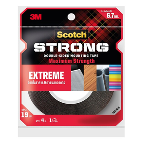 3 متر 414-S19 سكوت تش مزدوج الوجهين شريط تثبيت 19 X ، أسود للغاية - Product Image 4