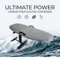 Dernière planche de surf électrique hydrofoil Efoil pour l'exportation B2B, avec deckpad texturé en graphite mat ardoise, pour la navigation, Jetboard Foilboard