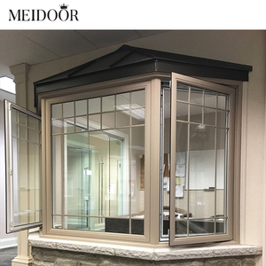 Verre de style fixe de fenêtres d'arc de <span class=keywords><strong>baie</strong></span> de jardin français encadré par aluminium imperméable pour l'acier inoxydable résidentiel extérieur de villas d'hôtel - Product Image 2