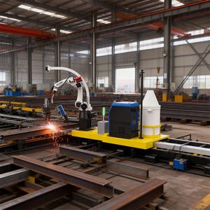 Robot de Soldadura Industrial MIG (Alcance de 2 m) Equipado con Limpiador de Antorchas Basado en Cámara, Robot Móvil sobre Rieles de 12 m - Product Image 6