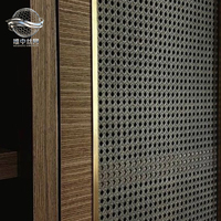 Maille de fil métallique soudée en acier inoxydable à tissage sergé - Panneaux décoratifs pour murs et plafonds, cloisons de restaurant, écrans de fond